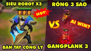 TOP khoảnh khắc điên rồ nhất Đấu Trường Chân Lý #101:Garen X3 Bàn Tay Công Lý, Rồng 3 vs Gangplank 3