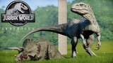 Indominus Rex Breaks Out And KILLS EVERYTHING || Jurassic World Evolution || I-Rex Rampage