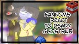 Fandoms react to memes || Ghostbur || Gacha Club