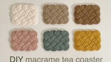 Macrame & Weaving | Cute Square Coaster | Handcraft