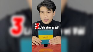 3 lí do chọn ví vải