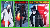 TERBAIK! Di Dunia Skbidi Super Nyata Aku Temukan Karakter Titan Cinemaman Super Realistic