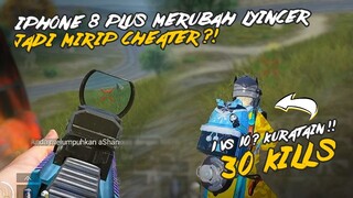 IPHONE 8 PLUS MEMBUATKU JADI MIRIP CHEATER?! 30 KILLS RASA SOLO SQUAD!!!