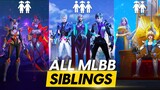 ALL 12 SIBLINGS IN MOBILE LEGENDS 2022 | BROTHER AND SISTER PAIRS