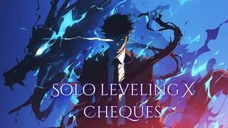 [ Sung Jin Wo 🥶] -. Solo leveling edit || [ Solo leveling X Cheques] # amv/ edit # trending