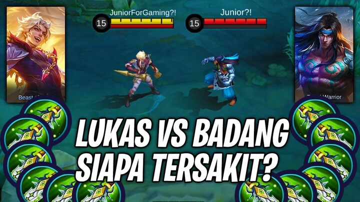 LUKAS VS BADANG - SIAPA FIGHTER PALING SAKIT?! MOBILE LEGENDS