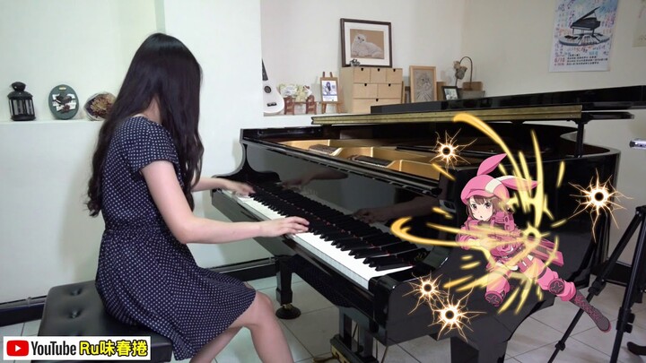 【Ru's Piano】刀劍神域外傳 GGO OP - 流星 Ryuusei  (Piano Cover)／SAO Alternative／藍井エイル／動漫音樂♫