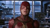 The Flash เวอร์ชันภาพยนตร์และ The Flash เวอร์ชันทีวีซีรีส์อยู่ในเฟรมเดียวกัน การประชุมครั้งยิ่งใหญ่