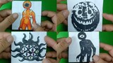 4 ROBLOX DOORS MONSTERS ARTS and PAPER CRAFTS
