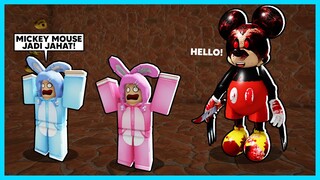 MIPAN & ZUZUZU Pertama Kali Nya Main Game HORROR! Ketemu Mickey Mouse Jahat - Roblox Story