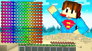 I Got 1 Million SUPERHERO Hearts in Minecraft