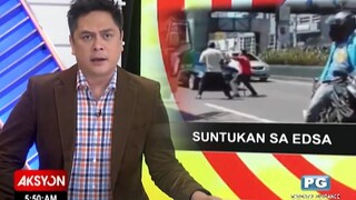 Suntukan ng Dalawang Lalaki sa Edsa