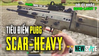 TIÊU ĐIỂM SÚNG: SCAR HEAVY | KẺ ĐÁ CHÉN CƠM AKM & M416 ! Nam Art PUBG