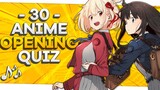 ANIME OPENING QUIZ 🎶 GUESS THE ANIME OPENING [EASY] 🔊 Rever