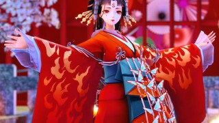 [Onmyoji MMD] Saat pertama kali bertemu Diebu Shaohua, langit dipenuhi percikan api, dia bukan Shira