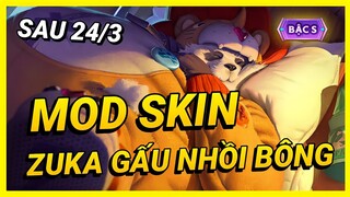 Hướng Dẫn Mod Skin Zuka Gấu Nhồi Bông Sau 24/3 Mới Nhất Mùa 21 Full Hiệu Ứng | Yugi Gaming