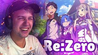 GOATED OPENINGS!! Re:Zero Opening 1-4 BLIND REACTION | Anime OP Reaction