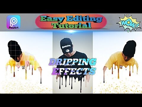 Easy PicsArt Dripping Effect ( offline mode ) Editing tutorial super dali Lang!