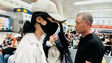 7.12杨紫杭州机场出发回去拍戏啦,老婆连轴转辛苦了