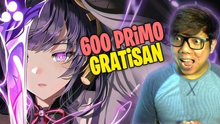 69% ORANG LUPA BiSA DAPETiN 600 PRiMOGEMS GRATiSAN Di GENSHiN IMPACT