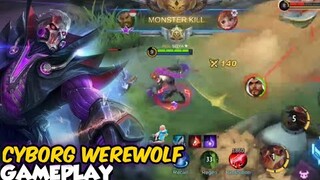 CYBORG WEREWOLF GAMEPLAY | ROGER - CYBORG WEREWOLF EPIC SKIN | MOBILE LEGENDS