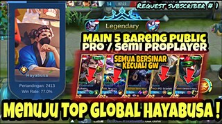Menuju Top Global Hayabusa ! Main Bo 5 sesuai request kalian ! Stenly Hayabusa Gameplay !