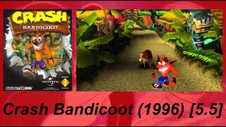A casual view of all major Crash Bandicoot games