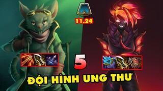 TOP 5 đội hình UNG THƯ nhất để leo rank trong Đấu Trường Chân Lý 11.24 | ĐTCL mùa 6