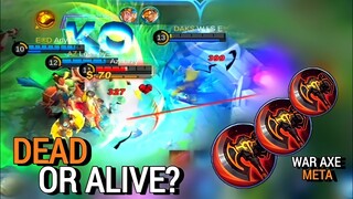 WAR AXE META - DEAD OR ALIVE? | BRUNO BEST BUILD 2021 - MASTER BODAK MLBB