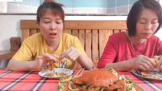 Cua sốt trứng _ cách làm cua sốt trứng ｜螃蟹炒雞蛋 _ crab with egg sauce 11