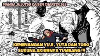 FULL MANGA JUJUTSU KAISEN CHAPTER 263 | MEGUMI AKHIRNYA BISA LEPAS DARI TUBUH SUKUNA ( BAHASA INDO )