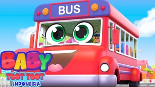 Roda di bus | Bayi sajak | Puisi untuk anak | Baby Toot Toot Indonesia | Video edukasi anak