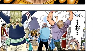 One Piece ·Volume 6·Bab 49 "Badai" Bajak Laut Creek dibangkitkan dan Hawkeye membunuh kapal [Bab San