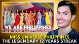THE LEGENDARY 12 YEARS STREAK OF THE PHILIPPINES AT MISS UNIVERSE | REACTION #missuniverse