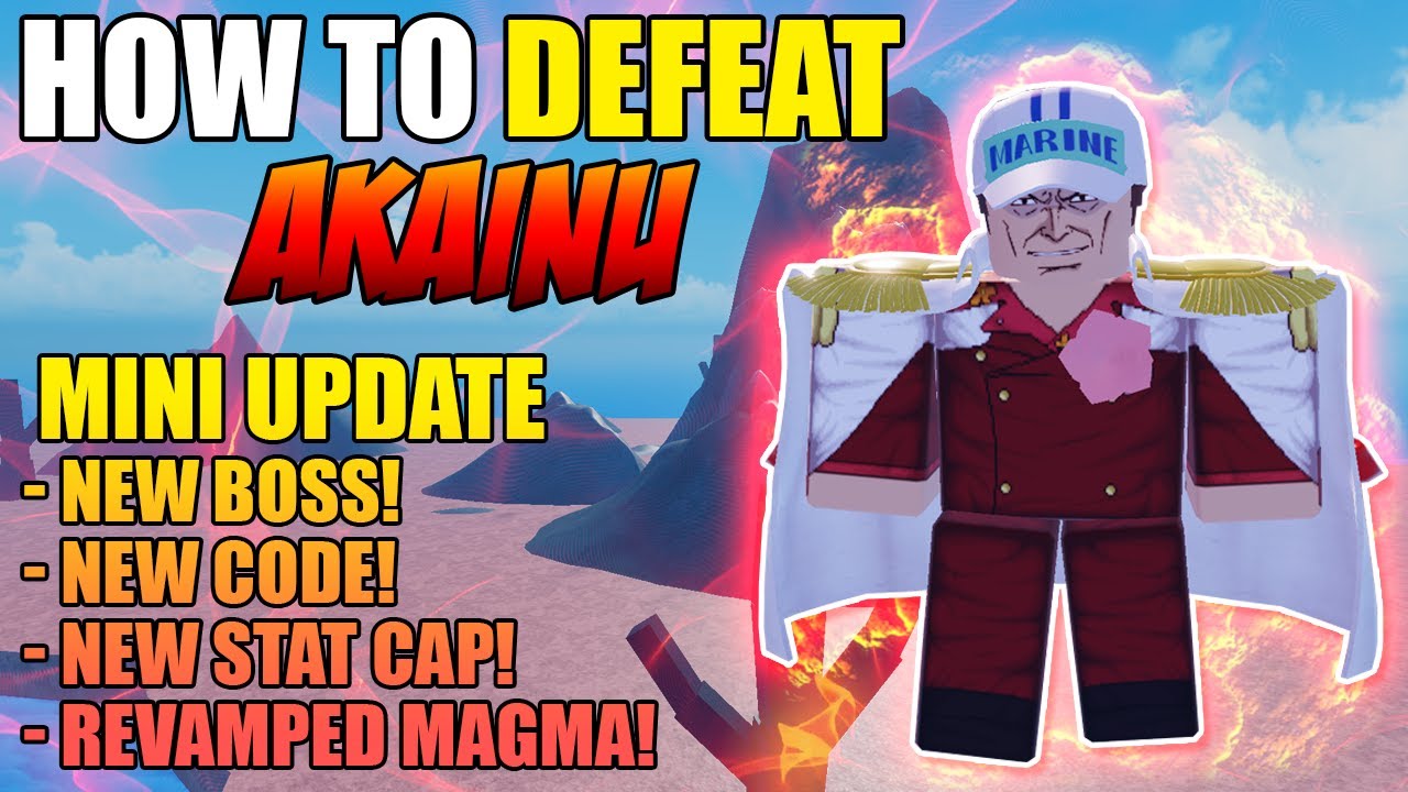 Akainu Boss Fight Roblox: Năm 2024, Akainu Boss Fight Roblox đang đánh dấu một cột mốc lịch sử cho game Roblox. Hãy tham gia vào trò chơi này để đối đầu với Akainu, cùng với đội ngũ bạn của mình. Hãy xem hình ảnh liên quan để cảm nhận thêm sức mạnh của Akainu và chuẩn bị tinh thần để chiến thắng trong trò chơi đầy thử thách này.