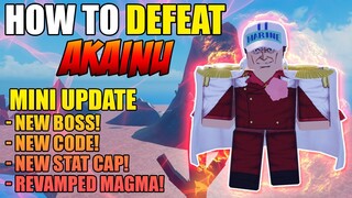 Best Method To Fight Akainu Boss on Punk Hazard in A One Piece Game