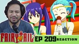 AWW, SHE JUST WANTS TO PLAY | Fairy Tail Episode 209 [REACTION]
