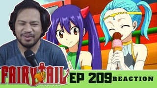 AWW, SHE JUST WANTS TO PLAY | Fairy Tail Episode 209 [REACTION]