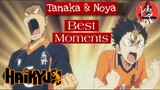 Haikyuu Best Moments | Tanaka and Nishinoya (Dub)