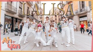 LISA-LALISA Cover Dance Ahyon Unit on Street in Spain