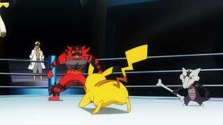 Pokémon Journey Episode 112 Japanese Subtitles Pikachu is fighting against three people, but they ar