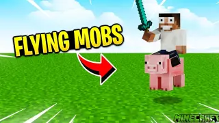 Minecraft, But you can Fly Every Mobs || Minecraft Mods || Minecraft gameplay