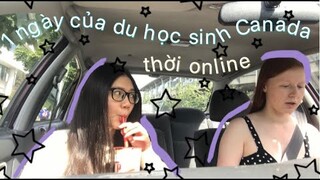 một ngày của du học sinh đại học Canada thời online| Vietnamese college (online) student in Canada