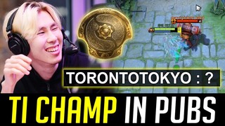 TI Champ TORONTOTOKYO doing some Torontotokyo things in pubs