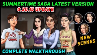 SUMMERTIME SAGA 0.20.15 NEW UPDATE GAMEPLAY 😍 SUMMERTIME SAGA LATEST VERSION FULL WALKTHROUGH