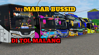 mabar bussid di tol malang || bus simulator id