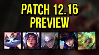 Patch 12.16 Balance Preview | Kaisa Diana Caitlyn Yuumi Zeri Zoe Irelia | League of Legends