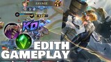 Edith Gameplay Ft. FlowTho “MLBB Edith” // Top Globals Items Mistake // Mobile Legends