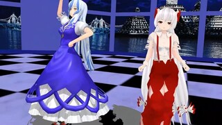 【東方MMD】上白沢慧音＆藤原妹紅でCALL ME CALL ME