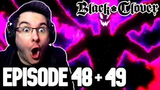 DEMON ASTA VS VETTO!! | Black Clover Episode 48 & 49 REACTION | Anime Reaction